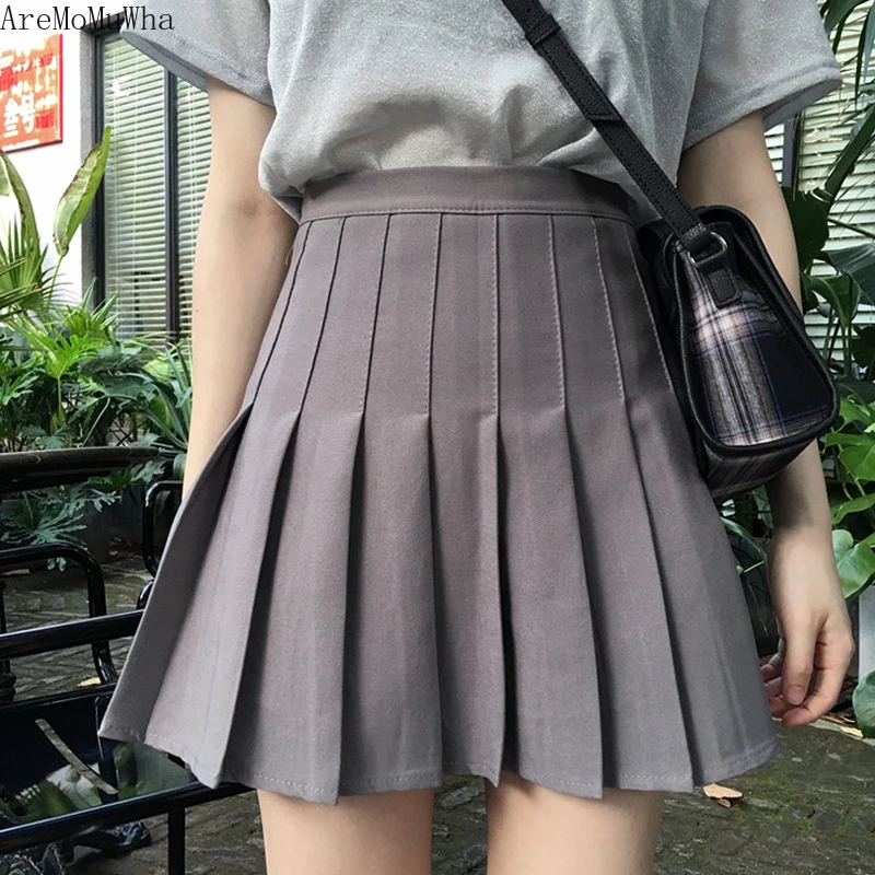AreMoMuWha Super Fire Skirt Female Students Spring and Summer High Waist Black Pleated Skirt White Skirt Gray A Word Skirt MH291
AreMoMuWha Super Fire Skirt Female Students Spring and Summer High Waist Black Pleated Skirt White Skirt Gray A Word Skirt MH291