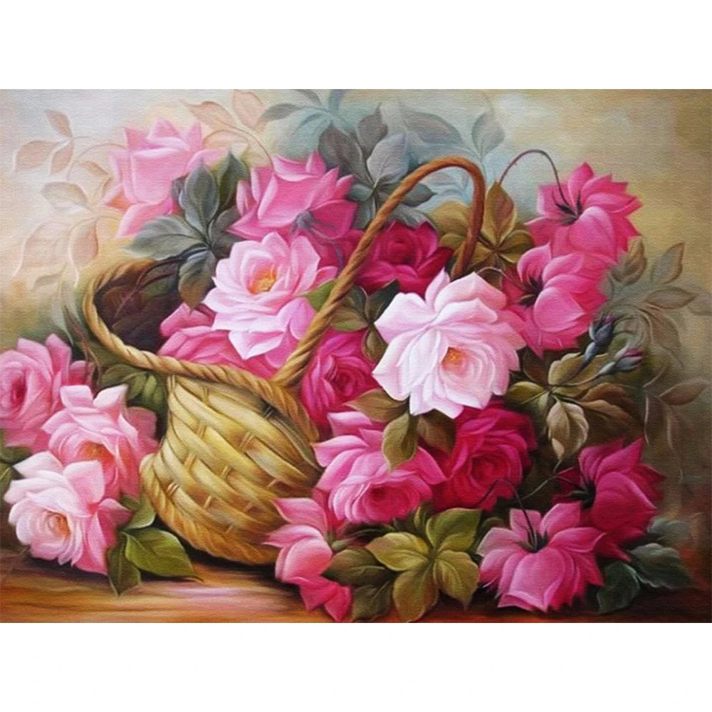Diy Diamond painting flower Diamond embroidery lovely flower 3d diamond art craft needles fabric 3d Diamond mosaic Rose Basket
Diy Diamond painting flower Diamond embroidery lovely flower 3d diamond art craft needles fabric 3d Diamond mosaic Rose Basket