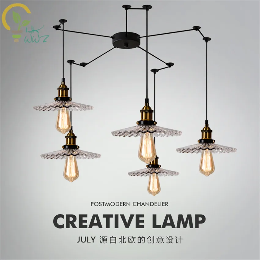 American Rural Retro Industrial Chandelier for restaurant bedroom cafe bar Nordic Vintage Glass umbrella Shape Lighting Fixtures
American Rural Retro Industrial Chandelier for restaurant bedroom cafe bar Nordic Vintage Glass umbrella Shape Lighting Fixtures