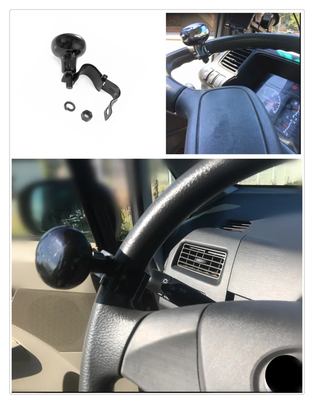 Car steering wheel knob power handle control ball booster strengthener for Chevrolet Miray Caprice Agile Stingray Aveo5 Matiz
Car steering wheel knob power handle control ball booster strengthener for Chevrolet Miray Caprice Agile Stingray Aveo5 Matiz