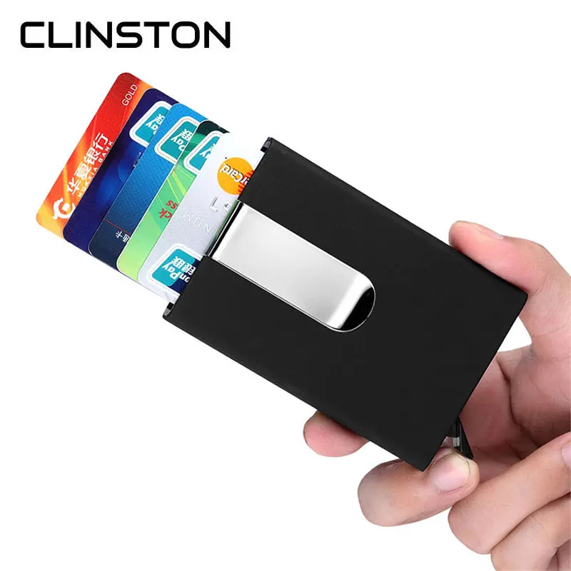 Automatic Credit Card Holder Men's ID Business Cards Holders Case with Money Dollar Clip Wallet Purse for Man Gift
Automatic Credit Card Holder Men's ID Business Cards Holders Case with Money Dollar Clip Wallet Purse for Man Gift