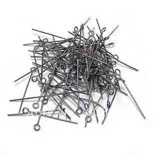 Free Shipping !! 30MM 250Pcs+250Pcs !! Antique Black/Gunmetal Metal Eye Pins Jewelry Findings & Components
Free Shipping !! 30MM 250Pcs+250Pcs !! Antique Black/Gunmetal Metal Eye Pins Jewelry Findings & Components