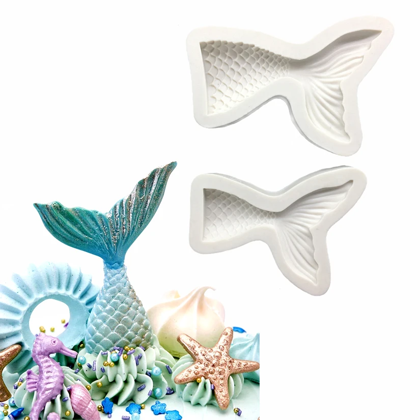 Wholesale 10 Pcs/lot The Mermaid's Tail Shapes Silicone Sugarcraft Mould, Fondant Cake Decorating Tools Bakeware
Wholesale 10 Pcs/lot The Mermaid's Tail Shapes Silicone Sugarcraft Mould, Fondant Cake Decorating Tools Bakeware