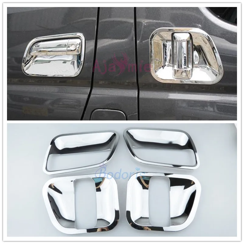 

Door Handle Cover and Bowl Insert Overlay Panel 2005-2010 2011-2015 2016-2018 Chrome Car Styling For Toyota Hiace Accessories