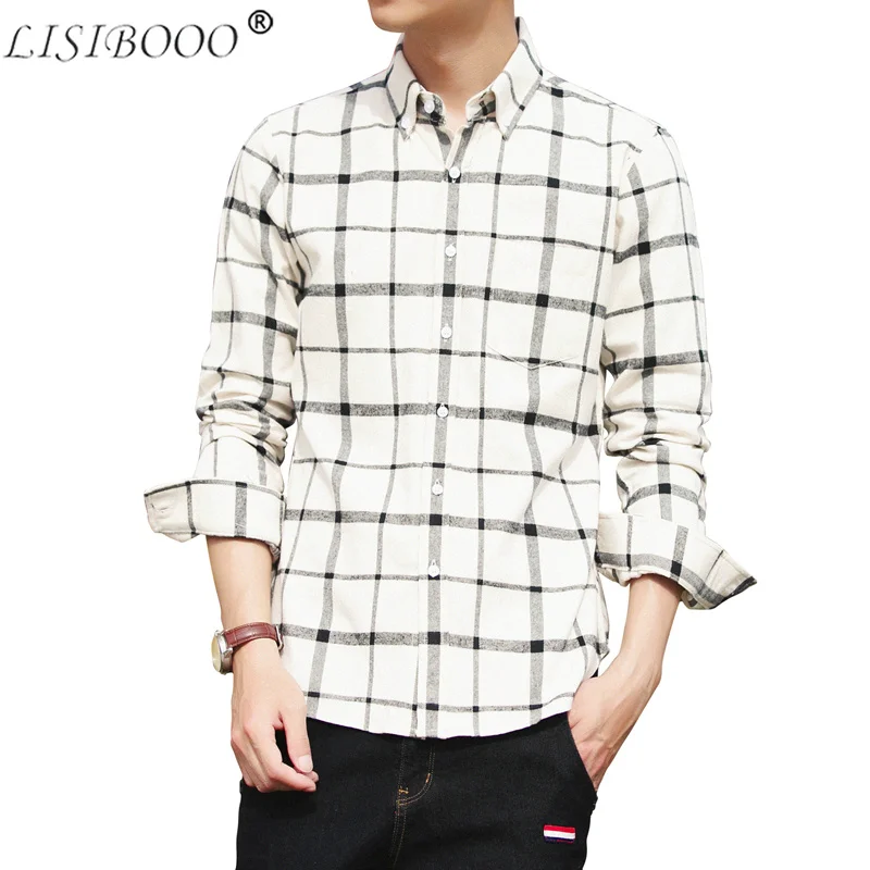 Мужская рубашка, новый стиль, мужская клетчатая Повседневная рубашка с длинными рукавами, повседневная мужская приталенная рубашка с длинн...
Мужская рубашка, новый стиль, мужская клетчатая Повседневная рубашка с длинными рукавами, повседневная мужская приталенная рубашка с длинн...