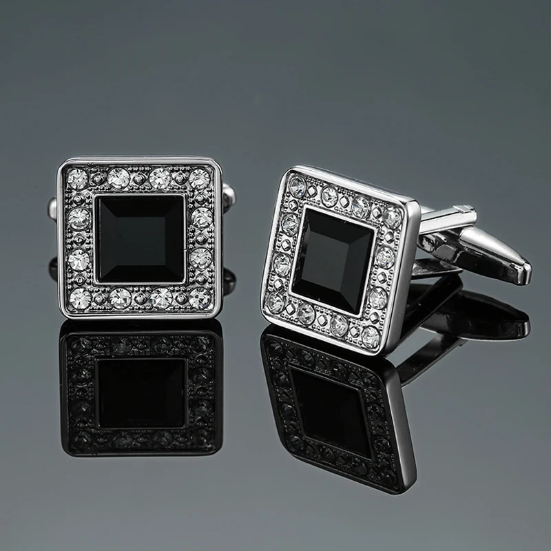 DY The new high-grade luxury brand design square black crystal Cufflinks Men's French shirt Cufflinks free shipping
DY The new high-grade luxury brand design square black crystal Cufflinks Men's French shirt Cufflinks free shipping