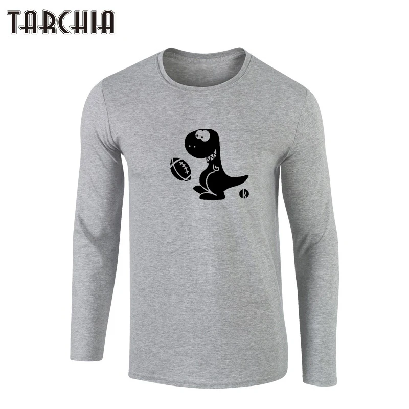 Футболка TARCHIA мужская с забавным принтом динозавра, модная уличная одежда с длинным рукавом, повседневный топ из 100% хлопка, уличная одежда
Футболка TARCHIA мужская с забавным принтом динозавра, модная уличная одежда с длинным рукавом, повседневный топ из 100% хлопка, уличная одежда