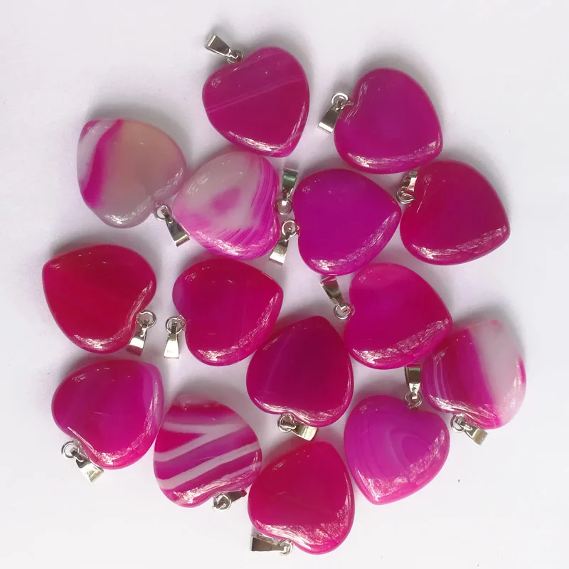 Fashion Good quality Rose stripe onyx 20mm 24Pcs Natural stone heart pendants for jewelry making Charm Necklace accessories
Fashion Good quality Rose stripe onyx 20mm 24Pcs Natural stone heart pendants for jewelry making Charm Necklace accessories