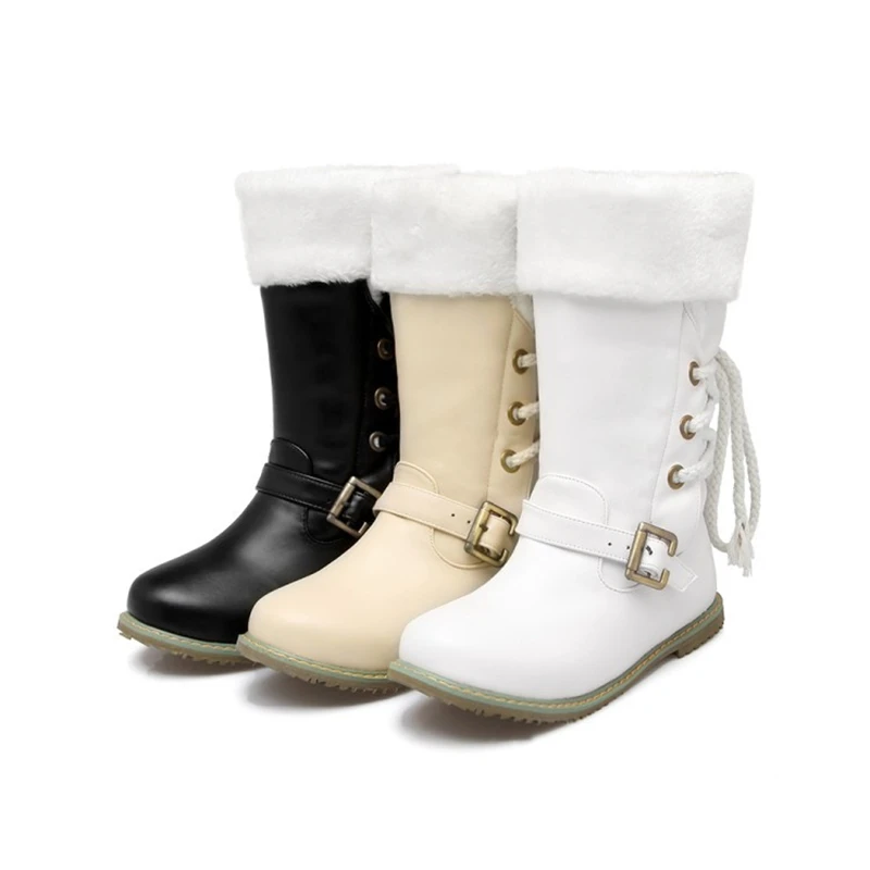 Snow Boots For Women Woman Ankle Shoes Winter Warm Ladies Wool Platform Slip On Beige Black White 2019 New Design Free Shipping
Snow Boots For Women Woman Ankle Shoes Winter Warm Ladies Wool Platform Slip On Beige Black White 2019 New Design Free Shipping