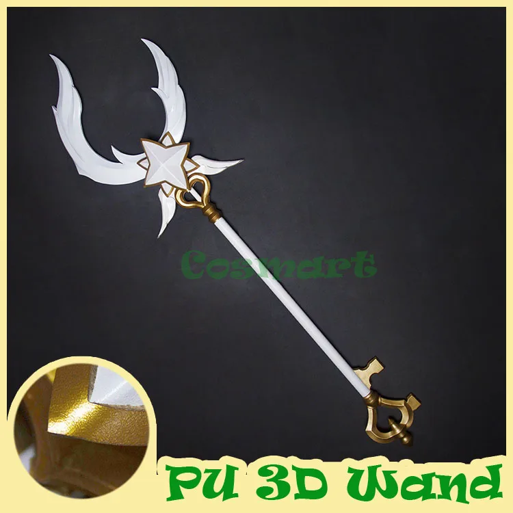 PU 3D Wand!High Quality Game LOL Figure Soraka Mother of Stars Cosplay Weapon Props Hand-made New 2017
PU 3D Wand!High Quality Game LOL Figure Soraka Mother of Stars Cosplay Weapon Props Hand-made New 2017