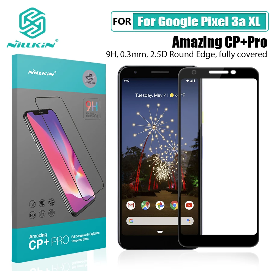 Фото Для google pixel 3a Стекло Экран протектор NILLKIN Amazing H/H + PRO CP Pro с уровнем твердости 9H для xl