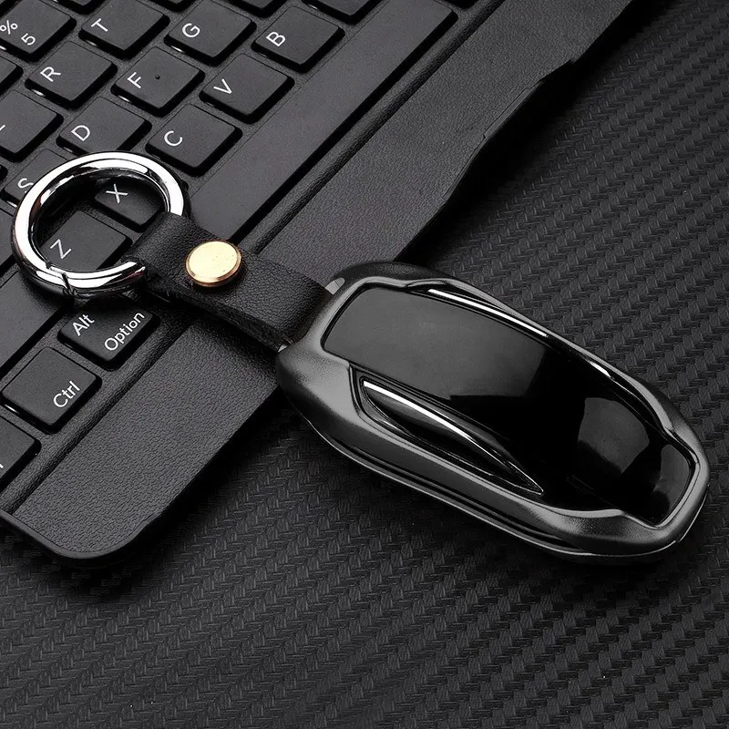 For Tesla Model X Aluminium Alloy Car Key Case Bag Auto Key Shell Protective Cover Skin Shell Car Styling Accessories
For Tesla Model X Aluminium Alloy Car Key Case Bag Auto Key Shell Protective Cover Skin Shell Car Styling Accessories