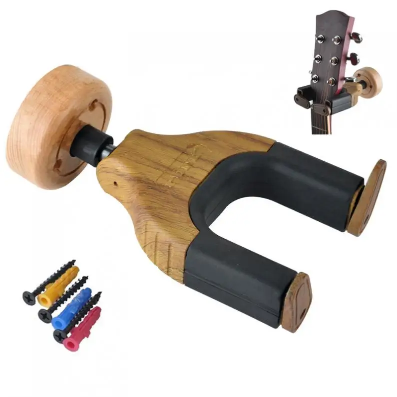 Wall Mount Wood Guitar Hanger Hook Holder Auto Grip System Lock Round Base for Guitar Ukulele Bass String Instrument
Wall Mount Wood Guitar Hanger Hook Holder Auto Grip System Lock Round Base for Guitar Ukulele Bass String Instrument