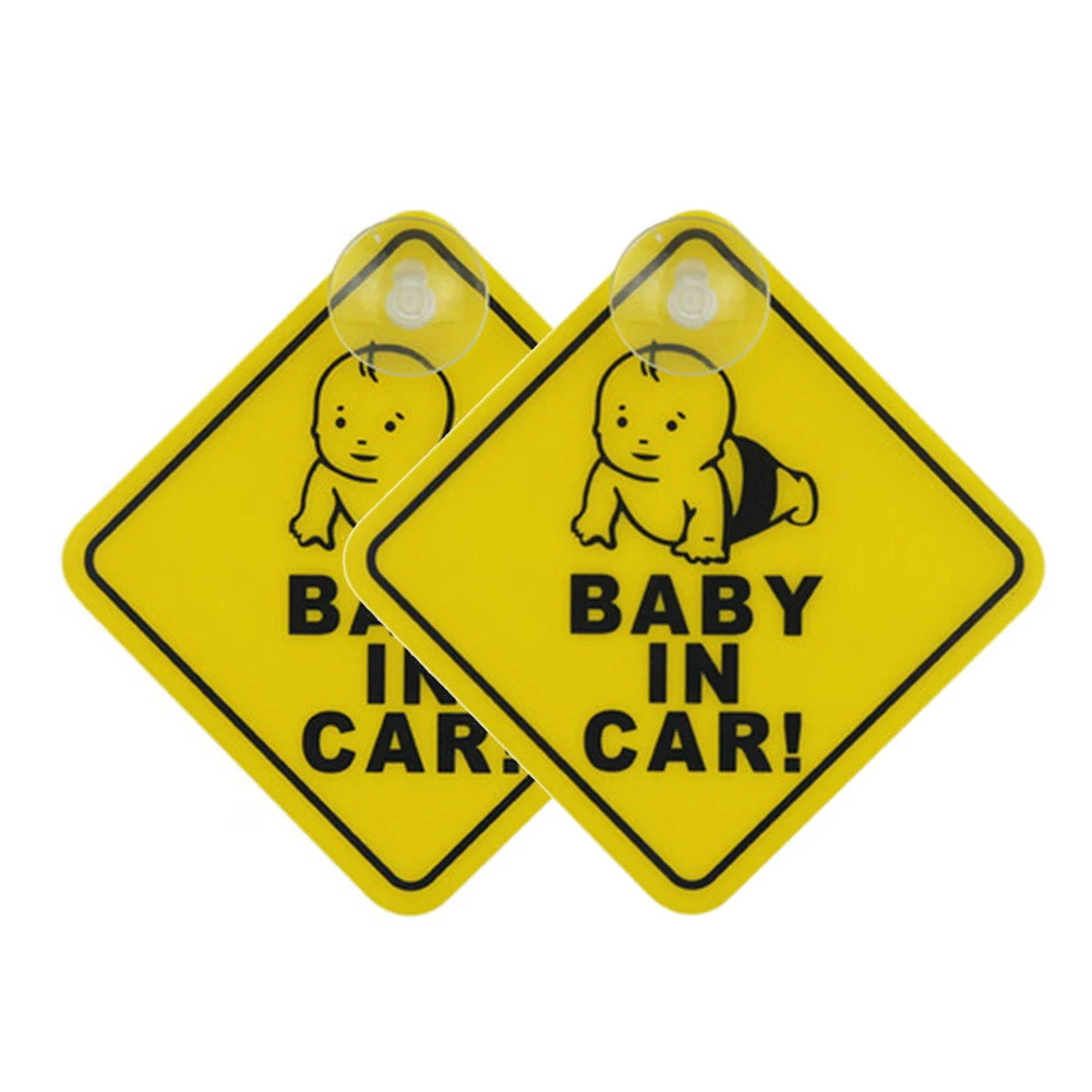 Baby on Board Car Warning Safety Suction Cup Sticker Waterproof Notice | Автомобили и мотоциклы