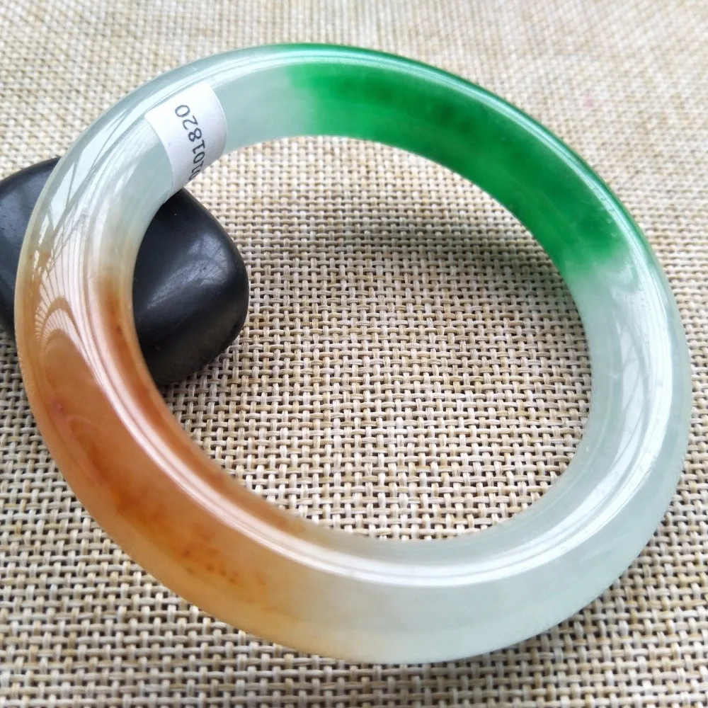 57-60 мм Сертифицированный натуральный зеленый нефритовый браслет из нефрита
57-60 мм Сертифицированный натуральный зеленый нефритовый браслет из нефрита