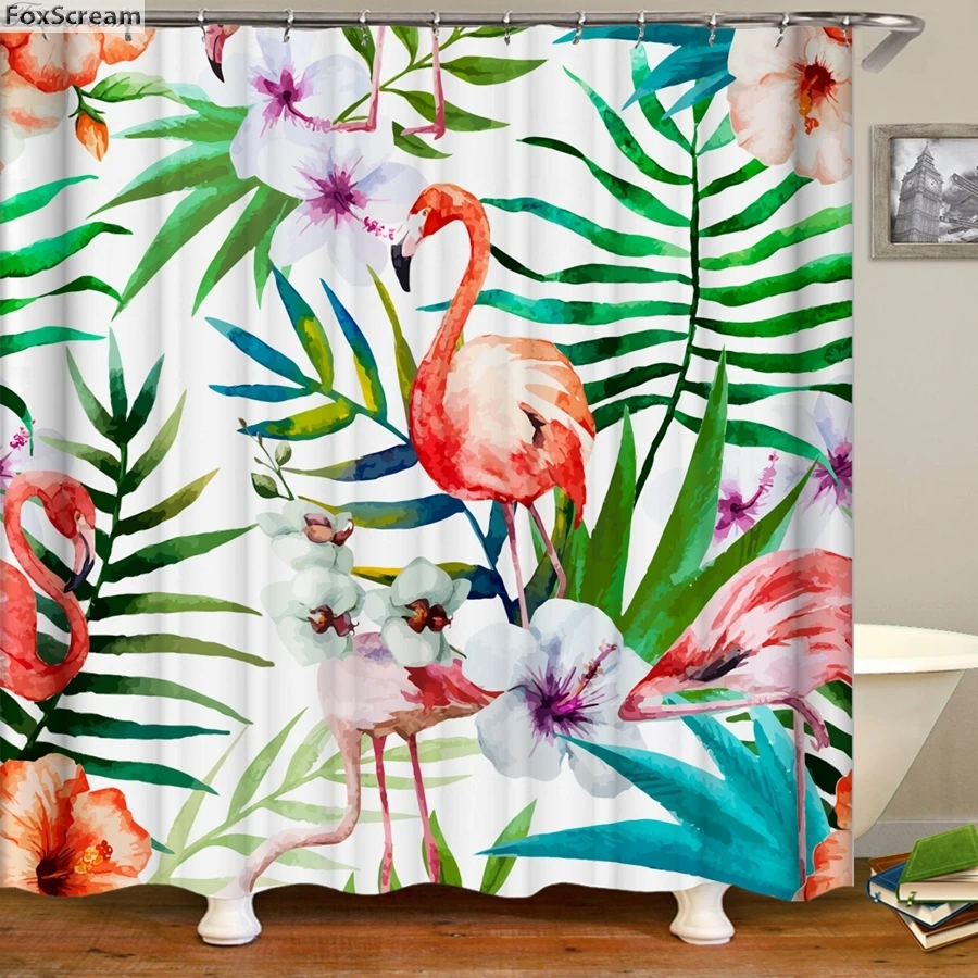 Flamingo Shower Curtains Bathroom Curtain Vintage Waterproof Bath Shower Curtains Bathroom Curtain cortinas de ba o de tela
Flamingo Shower Curtains Bathroom Curtain Vintage Waterproof Bath Shower Curtains Bathroom Curtain cortinas de ba o de tela