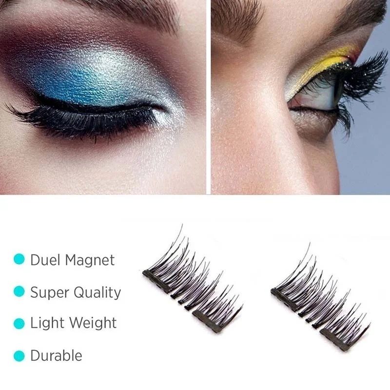 3D double magnet false eyelashes, popular in Europe and America, magnetic full-length eyelashes, glue-free eyelashes
3D double magnet false eyelashes, popular in Europe and America, magnetic full-length eyelashes, glue-free eyelashes