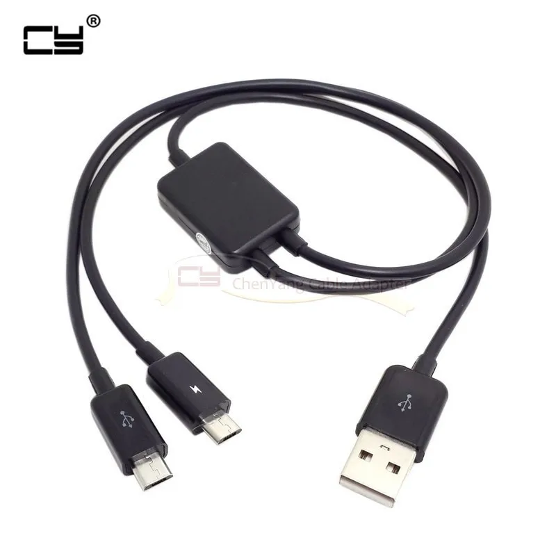 2 in 1 Combo USB to Micro USB Dual Plug Data Charger Splitter Cable For HTC Samsung Cell Phone & Tablet
2 in 1 Combo USB to Micro USB Dual Plug Data Charger Splitter Cable For HTC Samsung Cell Phone & Tablet