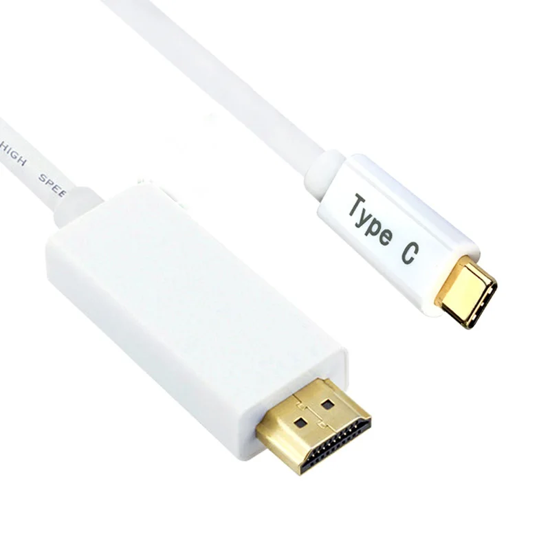 WinAqum Gold-plated USB-C Type C 3.1 to HDMI A Type Cable HDMI Standard M/M 4K 3D Adapter Cable for Laptop Black 2m HD-7011
WinAqum Gold-plated USB-C Type C 3.1 to HDMI A Type Cable HDMI Standard M/M 4K 3D Adapter Cable for Laptop Black 2m HD-7011