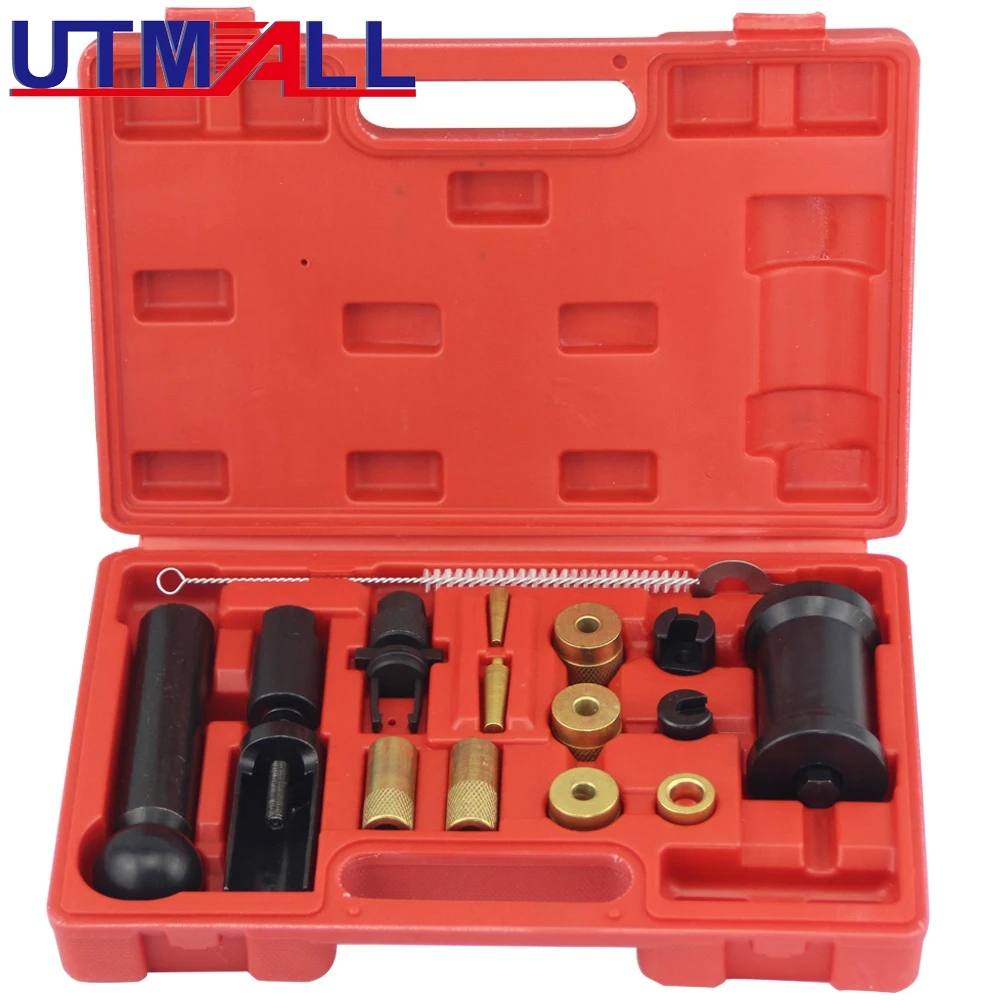 18PCS FSI Fuel Injector Service Tool Puller Set Injector Remover And Installer Tool Set For VAG Audi VW FSI Petrol
18PCS FSI Fuel Injector Service Tool Puller Set Injector Remover And Installer Tool Set For VAG Audi VW FSI Petrol