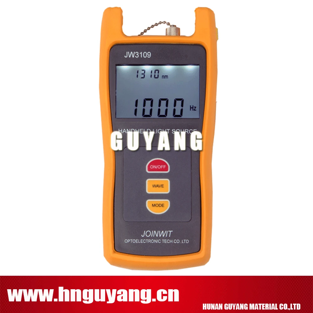JW3109 SM и мм 4 волны 850/1300/1310/1550nm портативный оптический источник света
JW3109 SM и мм 4 волны 850/1300/1310/1550nm портативный оптический источник света