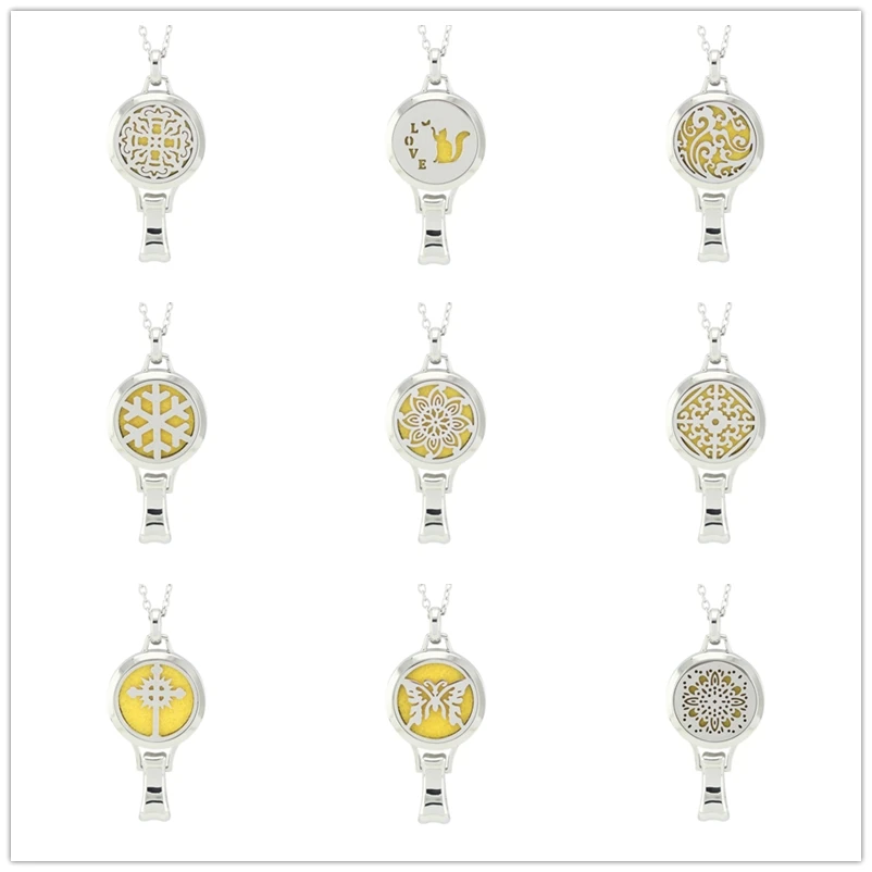 9 Styles Stainless Steel Perfume Locket Lanyard Pendant Magnetic Aromatherapy Essential Oil Diffuser Locket Lanyard (Free Pads)
9 Styles Stainless Steel Perfume Locket Lanyard Pendant Magnetic Aromatherapy Essential Oil Diffuser Locket Lanyard (Free Pads)