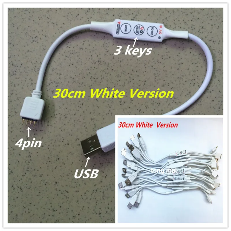5 шт., 5 В, 30 см, Белый USB RGB-контроллер для мини-ленты, 3-кнопочный диммер для светодиодной RGB-ленты 5 В, хорошее качество
5 шт., 5 В, 30 см, Белый USB RGB-контроллер для мини-ленты, 3-кнопочный диммер для светодиодной RGB-ленты 5 В, хорошее качество
