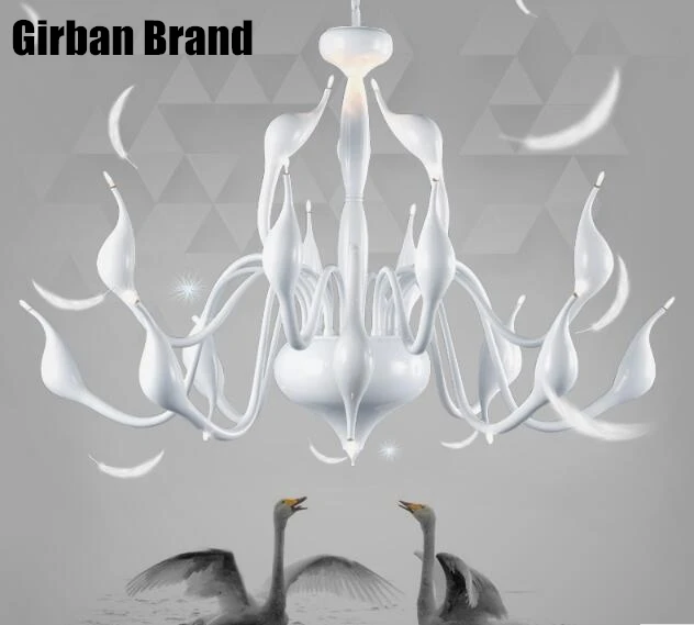 Girban Brand Modern Decoration G4 Lighting European Swan Chandeliers Candle Crystal LED Ceiling Chandelier Bedroom Living Room
Girban Brand Modern Decoration G4 Lighting European Swan Chandeliers Candle Crystal LED Ceiling Chandelier Bedroom Living Room
