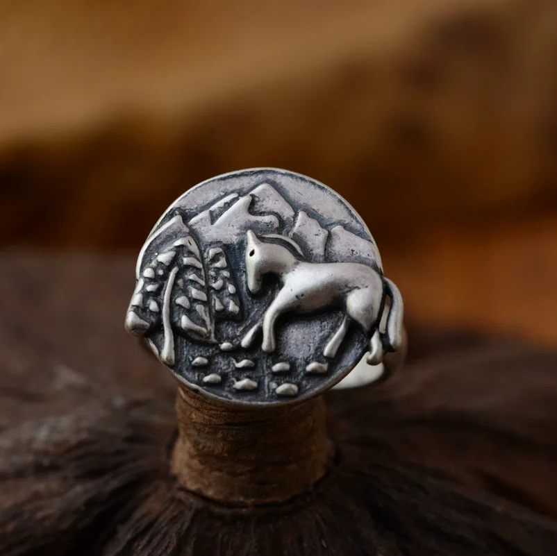 Ethnic Thai Real 925 Sterling Silver Rings Wholesale S925 Pure Silver Ring Archaize Matte Process A Quick
Ethnic Thai Real 925 Sterling Silver Rings Wholesale S925 Pure Silver Ring Archaize Matte Process A Quick