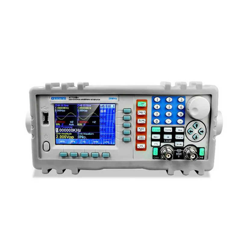 ATTEN ATF20B+ DDS FUNCTION GENERATOR Signal Generator 20MHZ 100MSa/s110-220V MAX output power up to 7W With 232 interface
ATTEN ATF20B+ DDS FUNCTION GENERATOR Signal Generator 20MHZ 100MSa/s110-220V MAX output power up to 7W With 232 interface