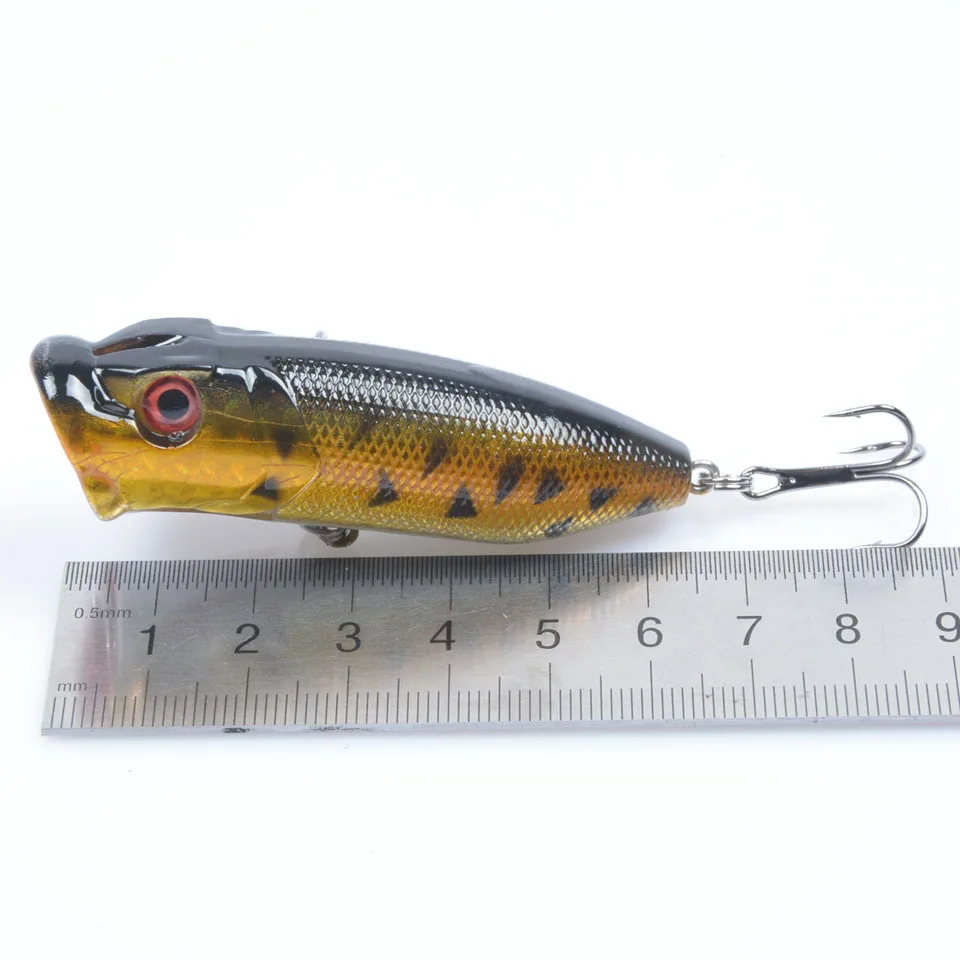 2 pcs hard plastic Popper Artificial Bait 3d Eyes Fishing Crankbait Lure 6.5cm/12g Swimbait Lures
2 pcs hard plastic Popper Artificial Bait 3d Eyes Fishing Crankbait Lure 6.5cm/12g Swimbait Lures