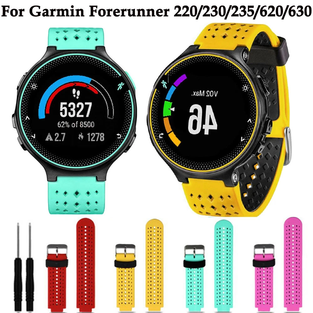 For Garmin Forerunner 220/230/235/620/630 Wrist band Replace Sport Soft silicone watch band bracelet strap New smart Accessories
For Garmin Forerunner 220/230/235/620/630 Wrist band Replace Sport Soft silicone watch band bracelet strap New smart Accessories