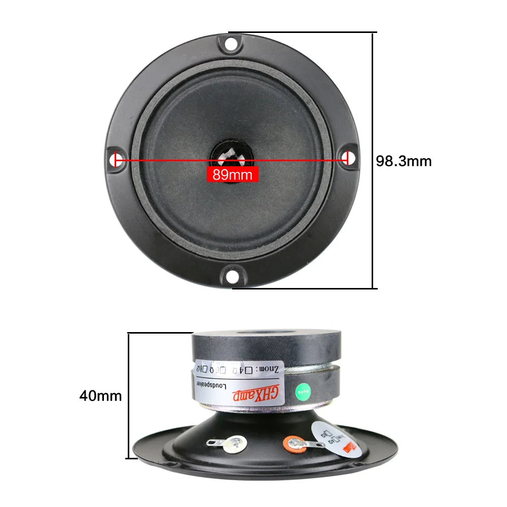Ghxamp 4 дюймовый твитер динамик Блок Тройной громкоговоритель 4ohm 10 Вт для колонки KTV