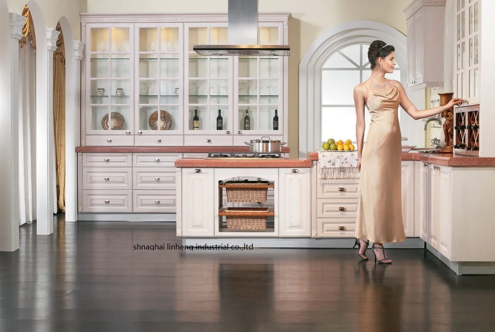ПВХ/виниловый кухонный шкаф (искусственная кожа)|kitchen cabinet|pvc kitchen cabinetpvc cabinet |