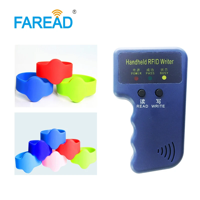 x1pc RFID Writer programmer +x100pcs Free shipping 125khz TK4100/EM4100 EM4305/T5577 Wristband RFID Bracelet With Locked
x1pc RFID Writer programmer +x100pcs Free shipping 125khz TK4100/EM4100 EM4305/T5577 Wristband RFID Bracelet With Locked