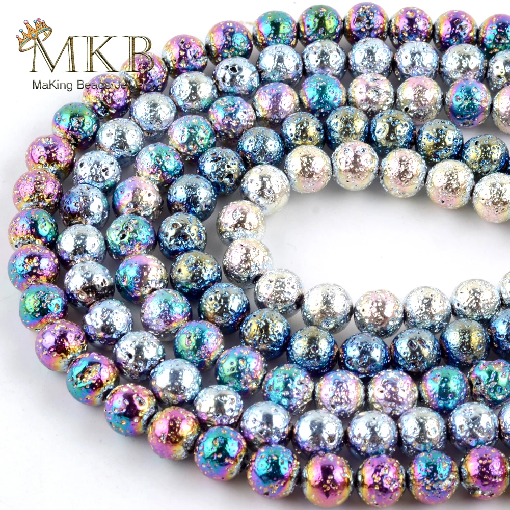Natural Hematite Lava Stone Round Beads For Jewelry Making 4/6/8/10mm Volcanic Rock Spacer Beads Diy Bracelets Necklace
Natural Hematite Lava Stone Round Beads For Jewelry Making 4/6/8/10mm Volcanic Rock Spacer Beads Diy Bracelets Necklace