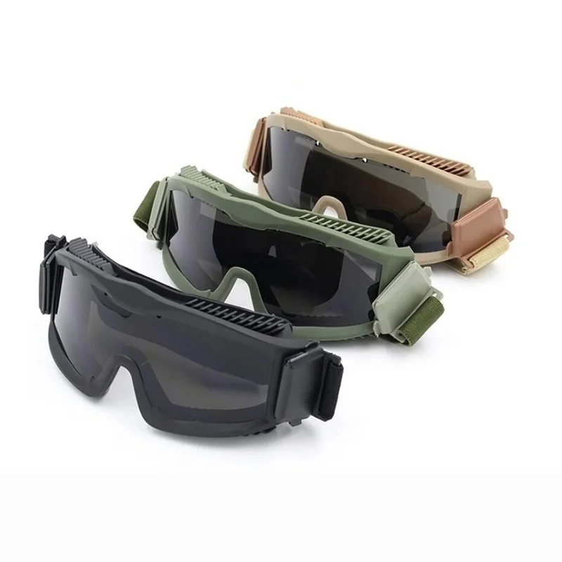 Airsoft Goggles Tactical Sunglasses Army Military Paintball Goggles With 3 Lens Motorcycle Windproof Hunting Wargame Glasses
Airsoft Goggles Tactical Sunglasses Army Military Paintball Goggles With 3 Lens Motorcycle Windproof Hunting Wargame Glasses