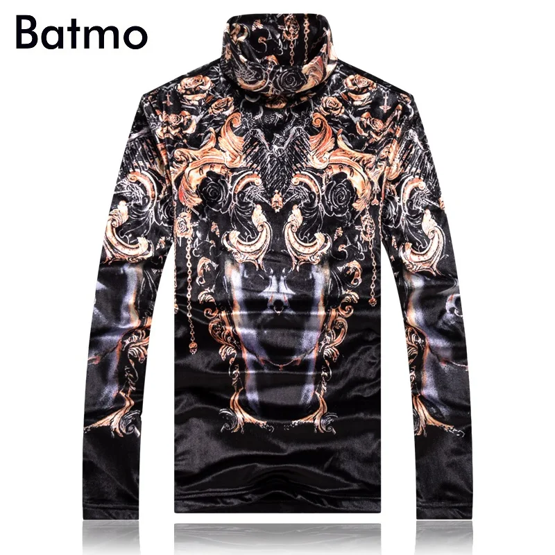BATMO 2018 Новое поступление зимняя высококачественная велюровая толстая футболка с высоким воротником с принтом, мужская повседневная футбол...
BATMO 2018 Новое поступление зимняя высококачественная велюровая толстая футболка с высоким воротником с принтом, мужская повседневная футбол...