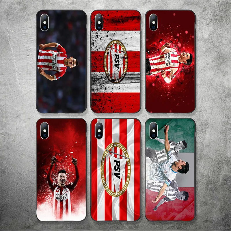 Yinuoda psv Eindhonven FC Team чехол для телефона DIY рисунок черный мягкий из ТПУ Lozano iPhone X XR XS MAX