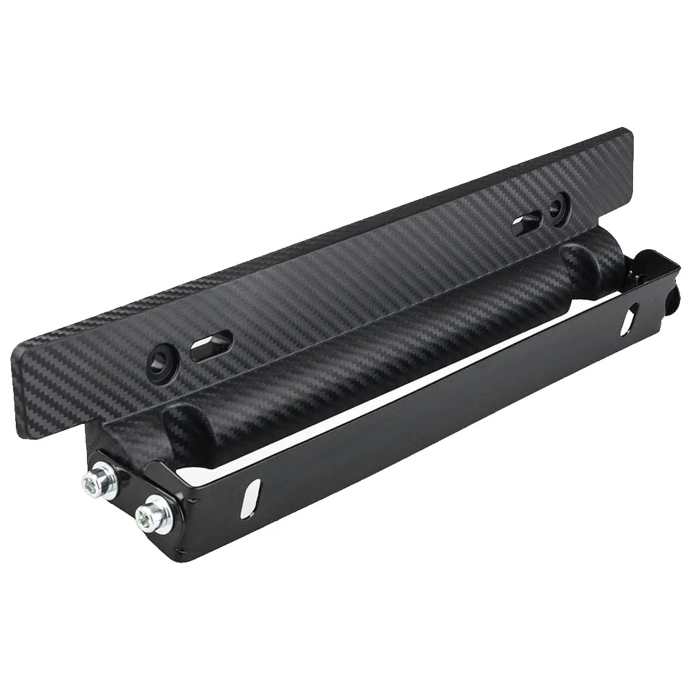Universal Adjustable Car License Plate Frame Bracket Carbon Fiber Appearance Holder 32X6X4cm License Plate Support Accessories
Universal Adjustable Car License Plate Frame Bracket Carbon Fiber Appearance Holder 32X6X4cm License Plate Support Accessories