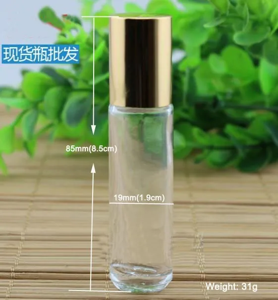 10ML Glass Clear Roll on Bottle with Steel Roller Parfum Vials Portable Sample bottle Empty Refillable container 50pcs/Lot
10ML Glass Clear Roll on Bottle with Steel Roller Parfum Vials Portable Sample bottle Empty Refillable container 50pcs/Lot