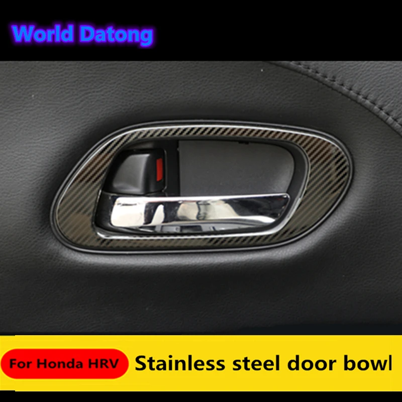 Interior Door Handle Bowl Frame Stainless Steel Decoration Cover 4pcs for Honda HRV HR-V VezeL RHD LHD 2014 2015 2016
Interior Door Handle Bowl Frame Stainless Steel Decoration Cover 4pcs for Honda HRV HR-V VezeL RHD LHD 2014 2015 2016