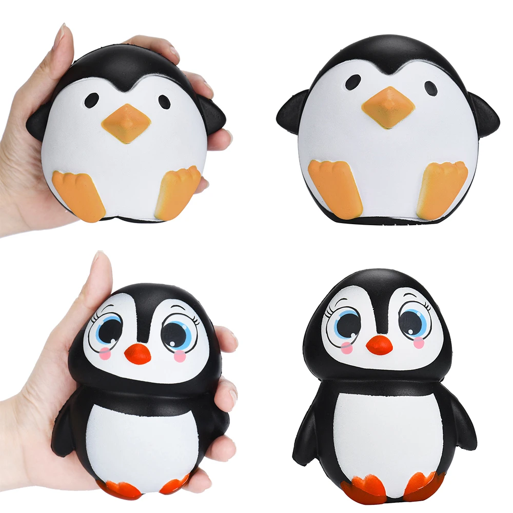 

2018 New Arrival Jumbo Squishy Penguin Kawaii Cute Animal Slow Rising Sweet Scented Vent Charms Bread Cake Kid Toy Doll Gift Fun
