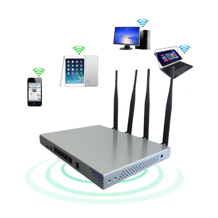 OpenWrt 1200Mbps беспроводной маршрутизатор двухдиапазонный 802.11AC гигабитный Wifi маршрутизатор чипсет MT7621A Ruter 4 * 5dBi антенна английская прошивка
OpenWrt 1200Mbps беспроводной маршрутизатор двухдиапазонный 802.11AC гигабитный Wifi маршрутизатор чипсет MT7621A Ruter 4 * 5dBi антенна английская прошивка