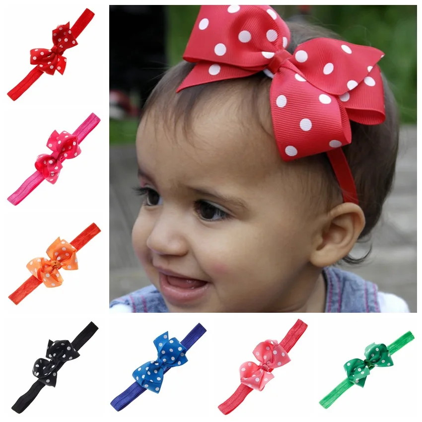 Yundfly 24 Colors 3" Baby Dot Ribbon Bow Headband Toddler Headwear Hair Bows Girls Kids Hair Bands Elastic Hair Accessories
Yundfly 24 Colors 3" Baby Dot Ribbon Bow Headband Toddler Headwear Hair Bows Girls Kids Hair Bands Elastic Hair Accessories
