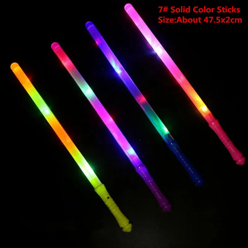 LED Light Flashing Magic Wand Sticks Kids Glow Stick Bar KTV Concert Cheering Props Glow Rave Party PurimToy
LED Light Flashing Magic Wand Sticks Kids Glow Stick Bar KTV Concert Cheering Props Glow Rave Party PurimToy
