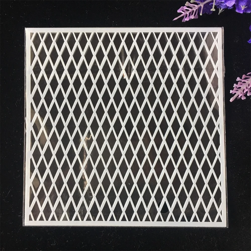 1Pcs 13cm Geometry Diamond DIY Craft Layering Stencils Wall Painting Scrapbooking Stamping Embossing Album Card Template
1Pcs 13cm Geometry Diamond DIY Craft Layering Stencils Wall Painting Scrapbooking Stamping Embossing Album Card Template