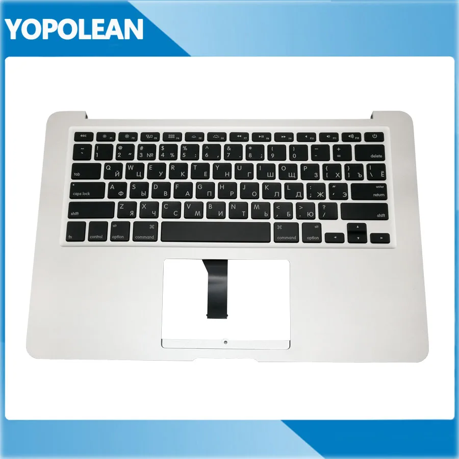Original Small Enter Russia Russian Standard Top Case Palmrest + Keyboard + Backlight For Macbook Air 13" A1466 2013 2014 2015
Original Small Enter Russia Russian Standard Top Case Palmrest + Keyboard + Backlight For Macbook Air 13" A1466 2013 2014 2015