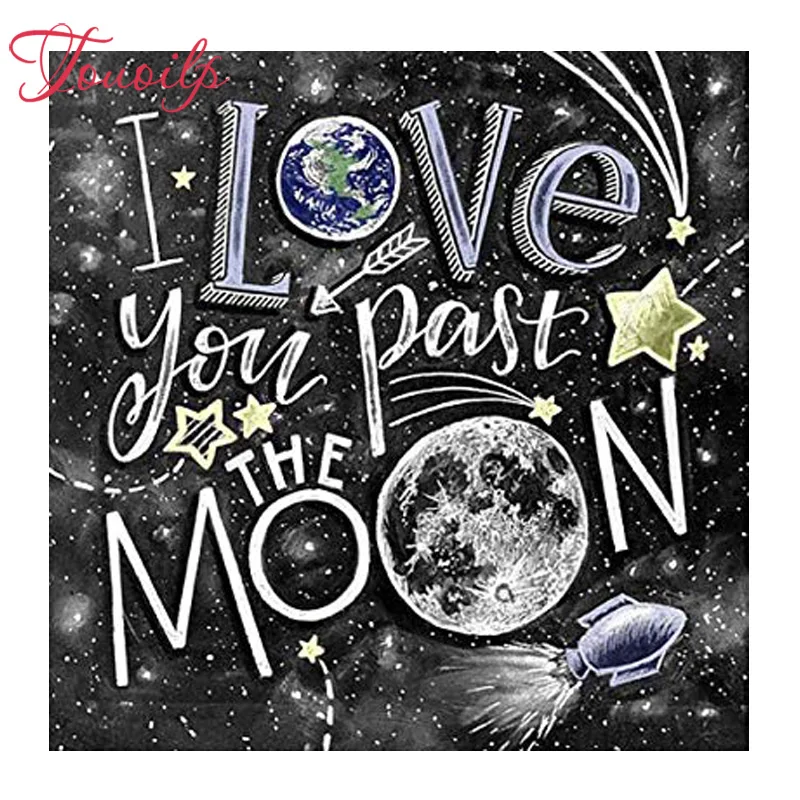 Touoilp square/round 5d diamond painting blackboard Moon love 5D diamond embroidery plastic crafts Full 5D diamond painting
Touoilp square/round 5d diamond painting blackboard Moon love 5D diamond embroidery plastic crafts Full 5D diamond painting