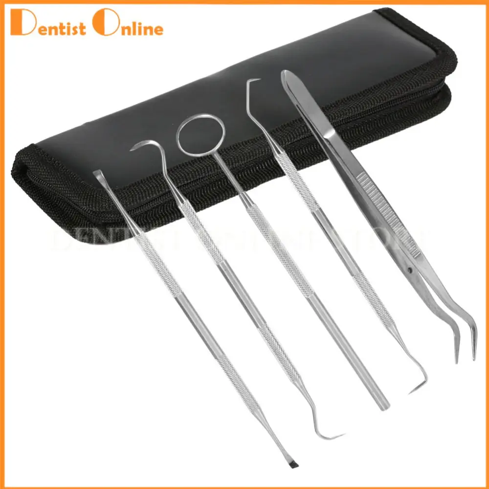 Dental Teeth Whitening Cleaning Tool Set Stainless Steel Tartar Remover Picks Scaler Scraper Mirror Oral Hygiene Dental Kit
Dental Teeth Whitening Cleaning Tool Set Stainless Steel Tartar Remover Picks Scaler Scraper Mirror Oral Hygiene Dental Kit